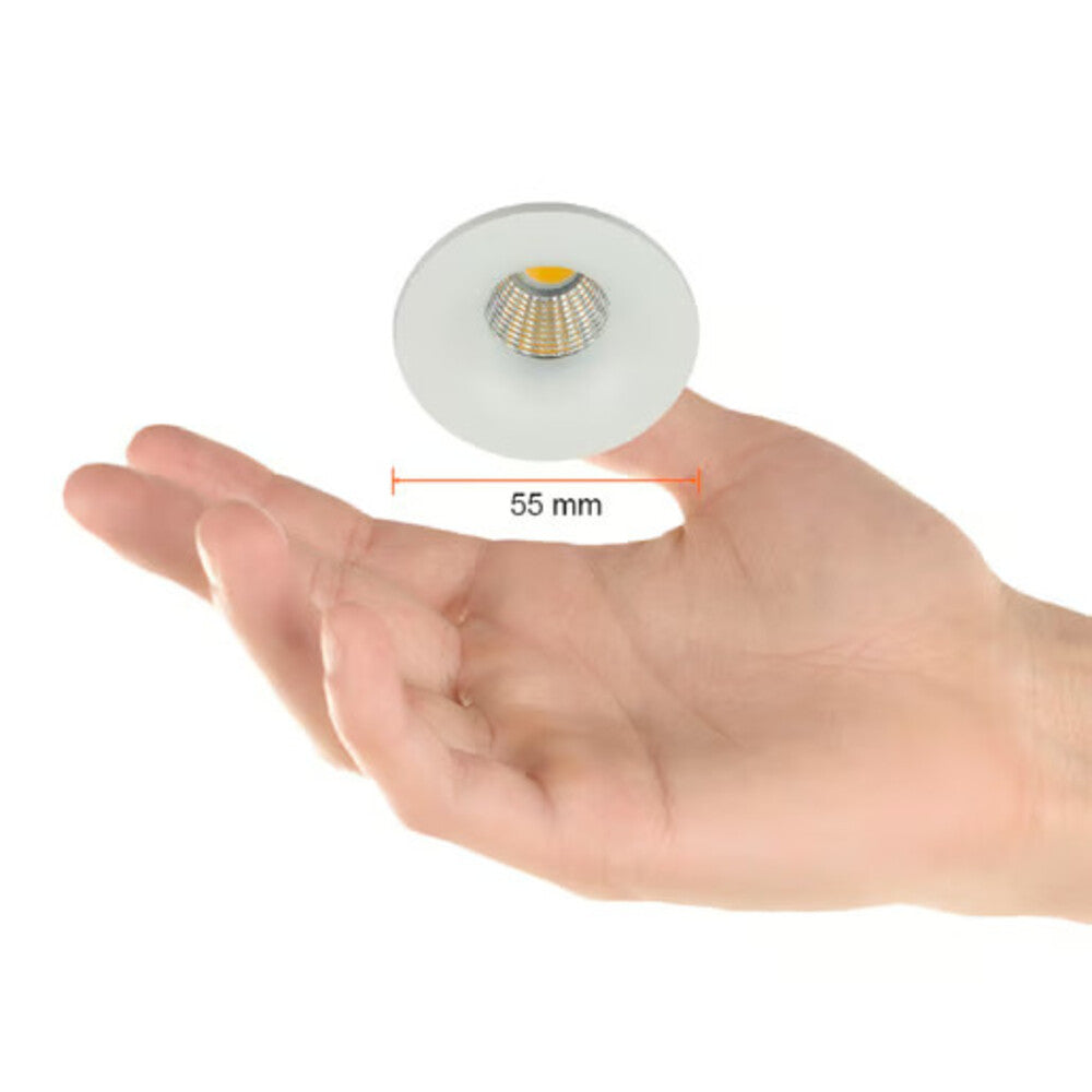 KIT DE 4 PIEZAS DE LÁMPARA DE INTERIOR EMPOTRABLE LED ADELAIDE TECNOLITE 4W LUZ SUAVE CÁLIDA BLANCO