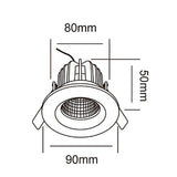 KIT DE 3 PIEZAS DE LÁMPARA DE INTERIOR EMPOTRABLE LED ALTAIR I TECNOLITE 6.5W LUZ SUAVE CÁLIDA