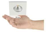 KIT 2 LUMINARIAS EMPOTRABLES TECTUM I BLANCA 9W 240V BLANCO CALIDO YDLEDC-004/30 TECNOLITE