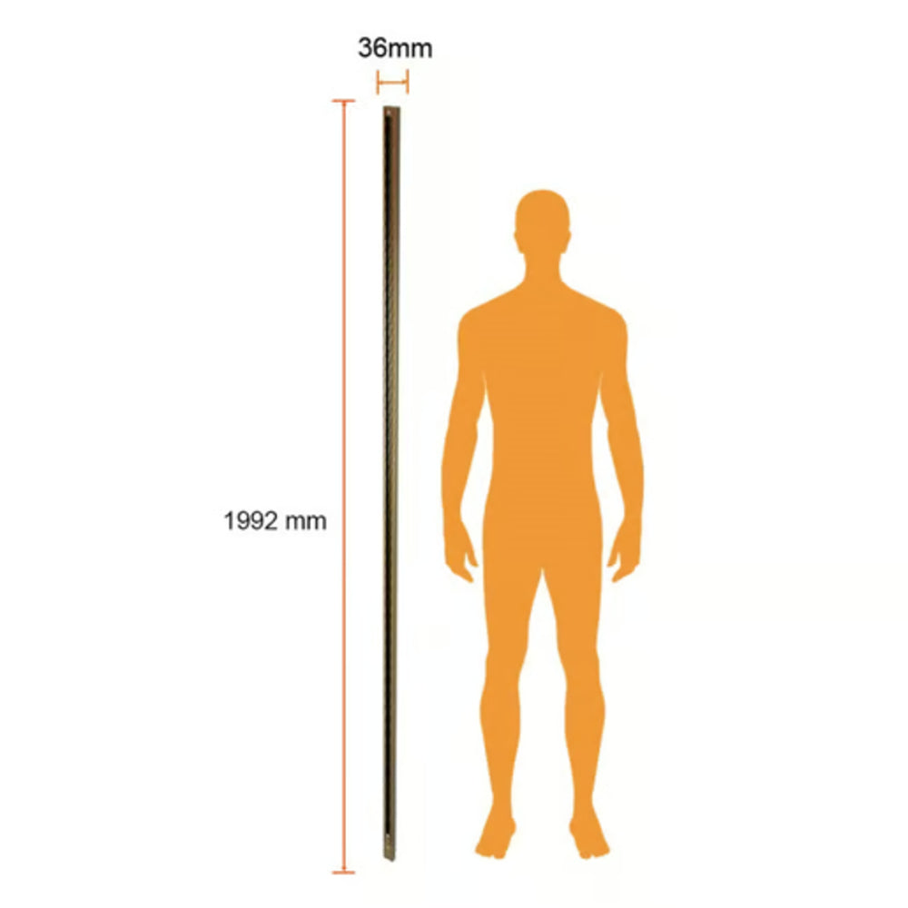 KIT DE 2 PIEZAS DE RIEL PARA LÁMPARA TECNOLITE SPOT DOS METRO SATINADO