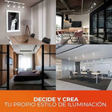 KIT DE 15 PIEZAS DE CONECTOR ESCUADRA TECNOLITE PARA RIEL DE SPOT TRES HILOS SATINADO