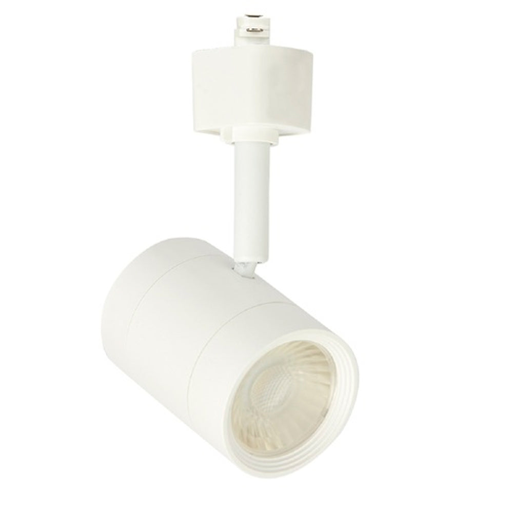 KIT DE 2 PIEZAS DE SPOT DE RIEL LED HALLEY TECNOLITE DIRIGIBLE 7.5W LUZ SUAVE CALIDA LED INTEGRADO BLANCO