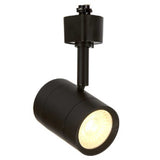 KIT DE 2 PIEZAS DE SPOT DE RIEL LED HALLEY TECNOLITE DIRIGIBLE 7.5W LUZ SUAVE CÁLIDA LED INTEGRADO NEGRO