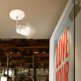 KIT DE 2 PIEZAS DE LÁMPARA DE INTERIOR LED TECNOLITE CAELUM SPOT DE SOBREPONER 12W LUZ SUAVE CÁLIDA BLANCO