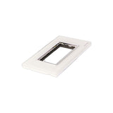 PLACA DE KRISTAL 3 MODULOS DE 1/3 KRISTALO BLANCA