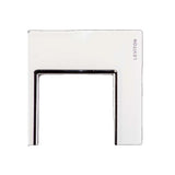 PLACA DE KRISTAL 3 MODULOS DE 1/3 KRISTALO BLANCA