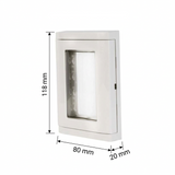 PLACA INTEMPERIE STALO & KRISTALO BLANCA