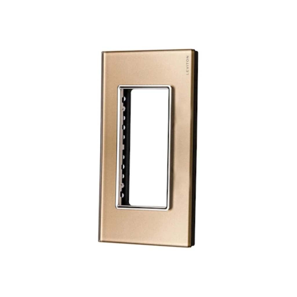 PLACA DE KRISTAL 3 MODULOS DE 1/3 KRISTALO DORADO