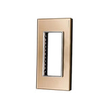 PLACA DE KRISTAL 3 MODULOS DE 1/3 KRISTALO DORADO