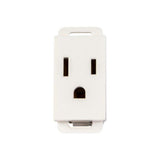 RECEPTACULO 1 MODULO STALO & KRISTALO 1/3 BLANCO 15A 127/250V