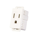 RECEPTACULO 1 MODULO STALO & KRISTALO 1/3 BLANCO 15A 127/250V