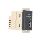 CARGADOR STALO & KRISTALO 1 PUERTO USB 1/3 NEGRO MATE ENT110-250V CA SAL 2.1A