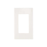 PLACA PLASTICA STALO 3 MODULOS 1/3 BLANCO