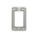 PLACA PLASTICA STALO 3 MODULOS 1/3 BLANCO
