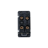 INTERRUPTOR 4 VIAS STALO & KRISTALO 1/3NEGROMATE 10A - 250VCA