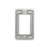 PLACA PLASTICA STALO 3 MODULOS 1/2 BLANCO
