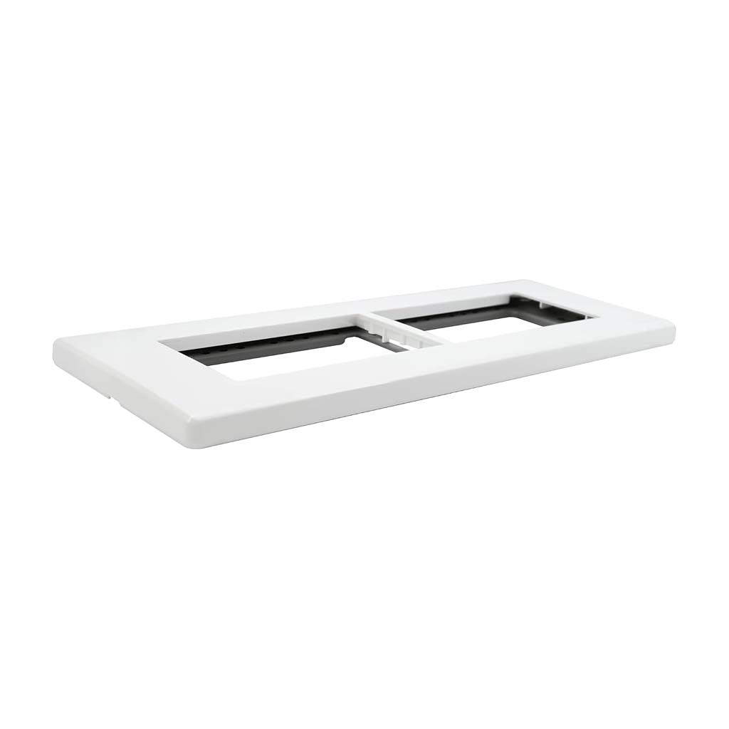 PLACA PLASTICA STALO 6 MODULOS 1/3 BLANCO
