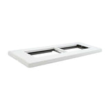 PLACA PLASTICA STALO 6 MODULOS 1/3 BLANCO