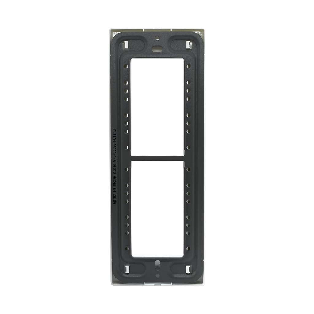PLACA PLASTICA STALO 6 MODULOS 1/3 BLANCO