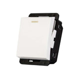 INTERRUPTOR 3 VIAS STALO & KRISTALO 1/2 BLANCO 10A 250V