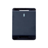 INTERRUPTOR 3V STALO & KRISTALO 1/2 NEGRO  MATE 10A-250VCA