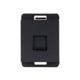 MODULO TELEFONICO STALO & KRISTALO 1/2 NEGRO MATE