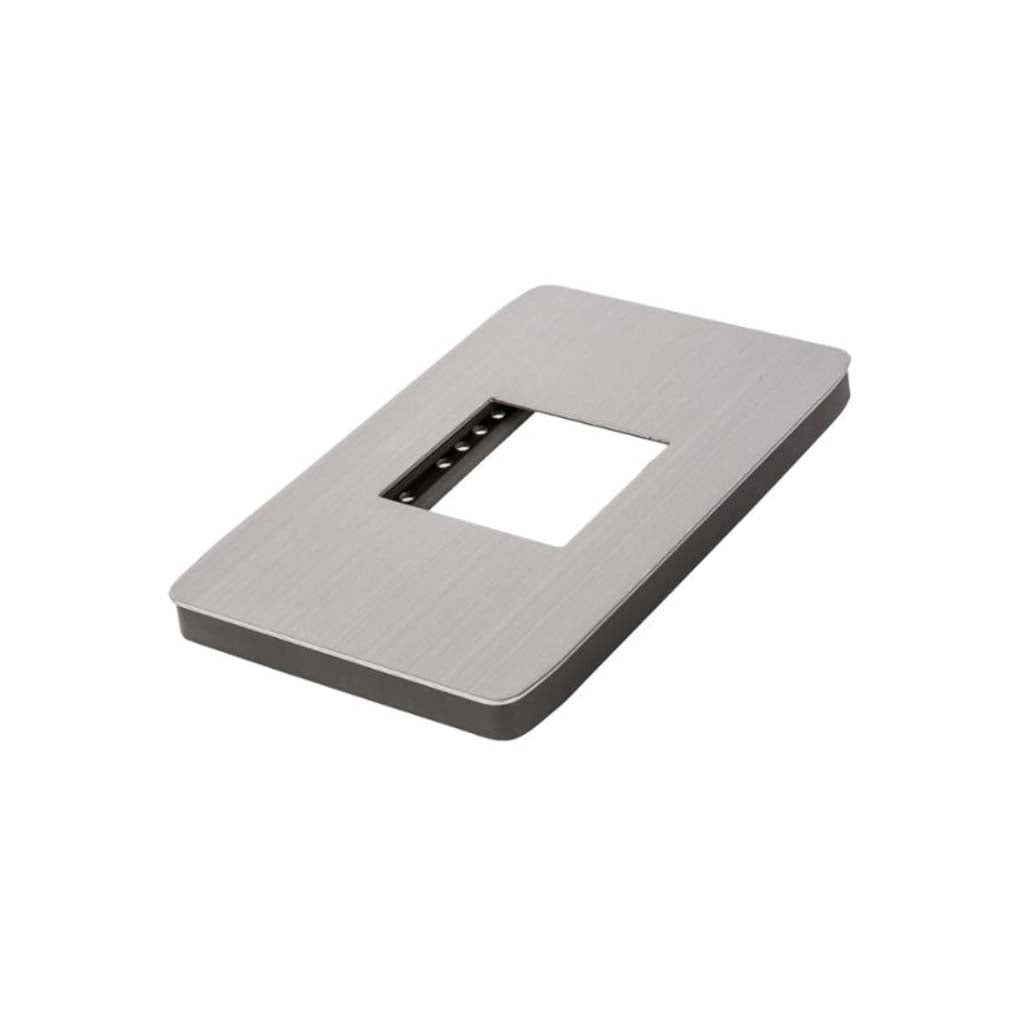 PLACA ACERO STALO P/1 MODULO 1/2