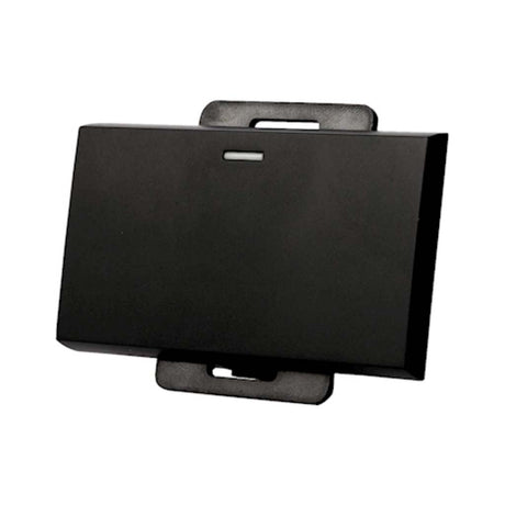 INTERRUPTOR 3VIAS STALO & KRISTALO 3/3 NEGRO MATE 10A-250VCA