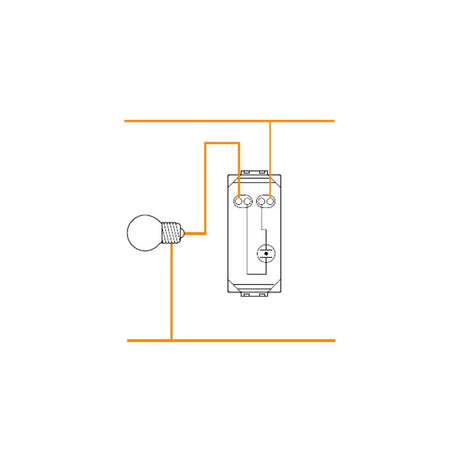 INTERRUPTOR SENCILLO 1 MOD. 16AX 127-277V. L4001N LIVING Y LIGHT