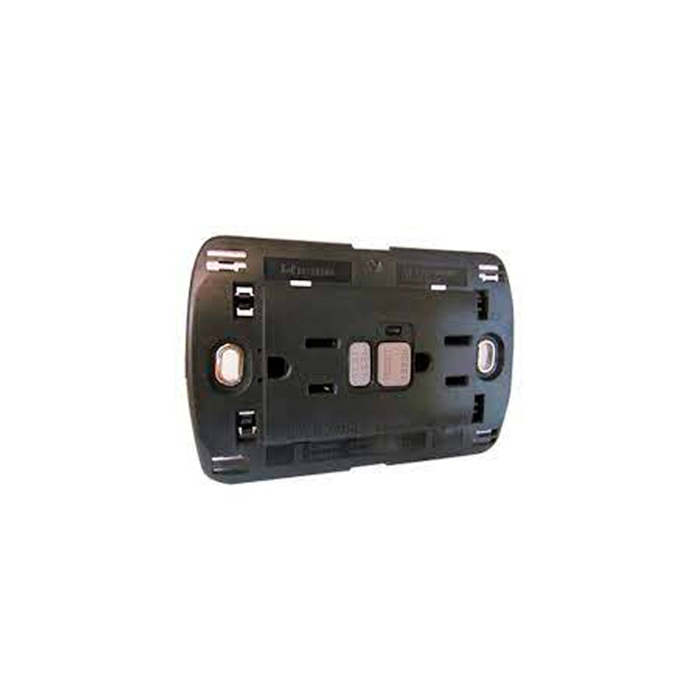TOMACORRIENTE DUPLEX CON ICFT 15A/127V. L4188GF
