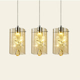 LUMINARIO COLGANTE DE CRISTAL 3X4W ACABADO CROMOADO  STRATTO *** HA. LUMI ***