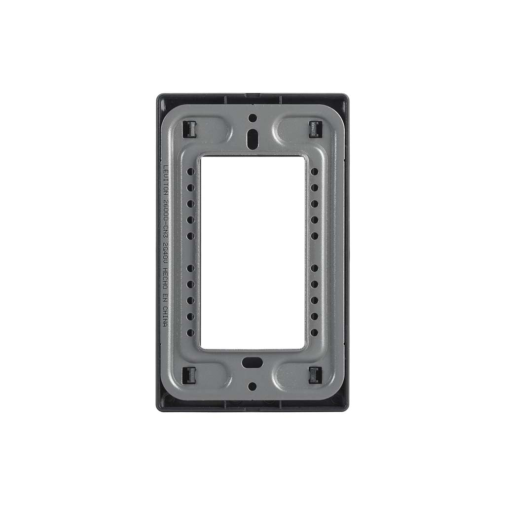 PLACA PLASTICA STALO DECORA NEGRO MATE