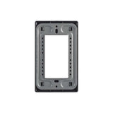 PLACA PLASTICA STALO DECORA NEGRO MATE