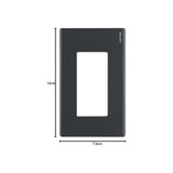 PLACA PLASTICA STALO DECORA NEGRO MATE