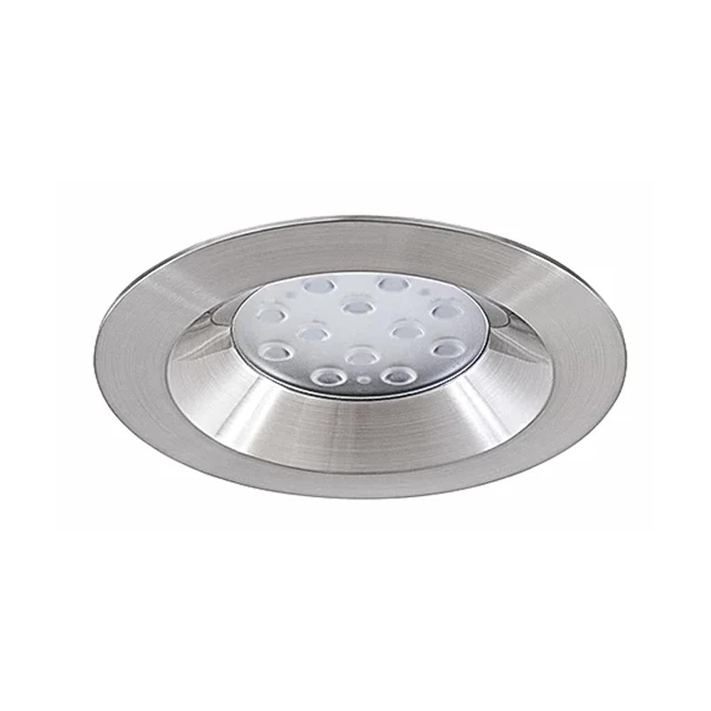 DOWNLIGHT LED EMPOTRAR 15W/100-305V. NIQUEL M1400 3000K LUZ CALIDA 1330LM ELECTROMAG *** SOBRE PEDIDO ***