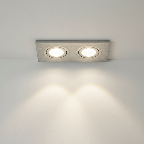 DOWNLIGHT LED EMPOTRAR FLASH II PLANO 6W/100-240V. ANODIZADO 4000K LUZ NEUTRA ELECTROMAG