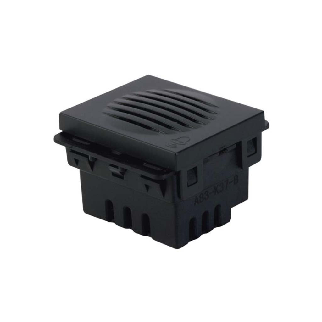 MODULO TIMBRE STALO & KRISTALO 2/3 NEGRO MATE 1W 120VAC 50/60HZ