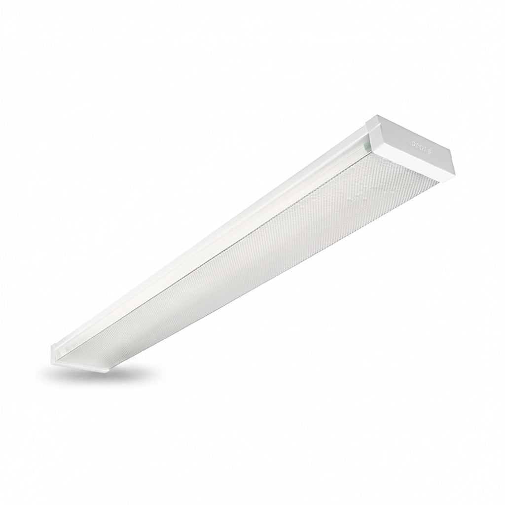 GABINETE INDUSTRIAL METALICO TRACK LED 2X18W/100-240V. PANTALLA TEXT. 6000K LUZ DE DIA ELECTROMAG
