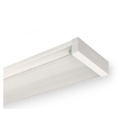GABINETE INDUSTRIAL METALICO TRACK LED 2X18W/100-240V. PANTALLA TEXT. 6000K LUZ DE DIA ELECTROMAG