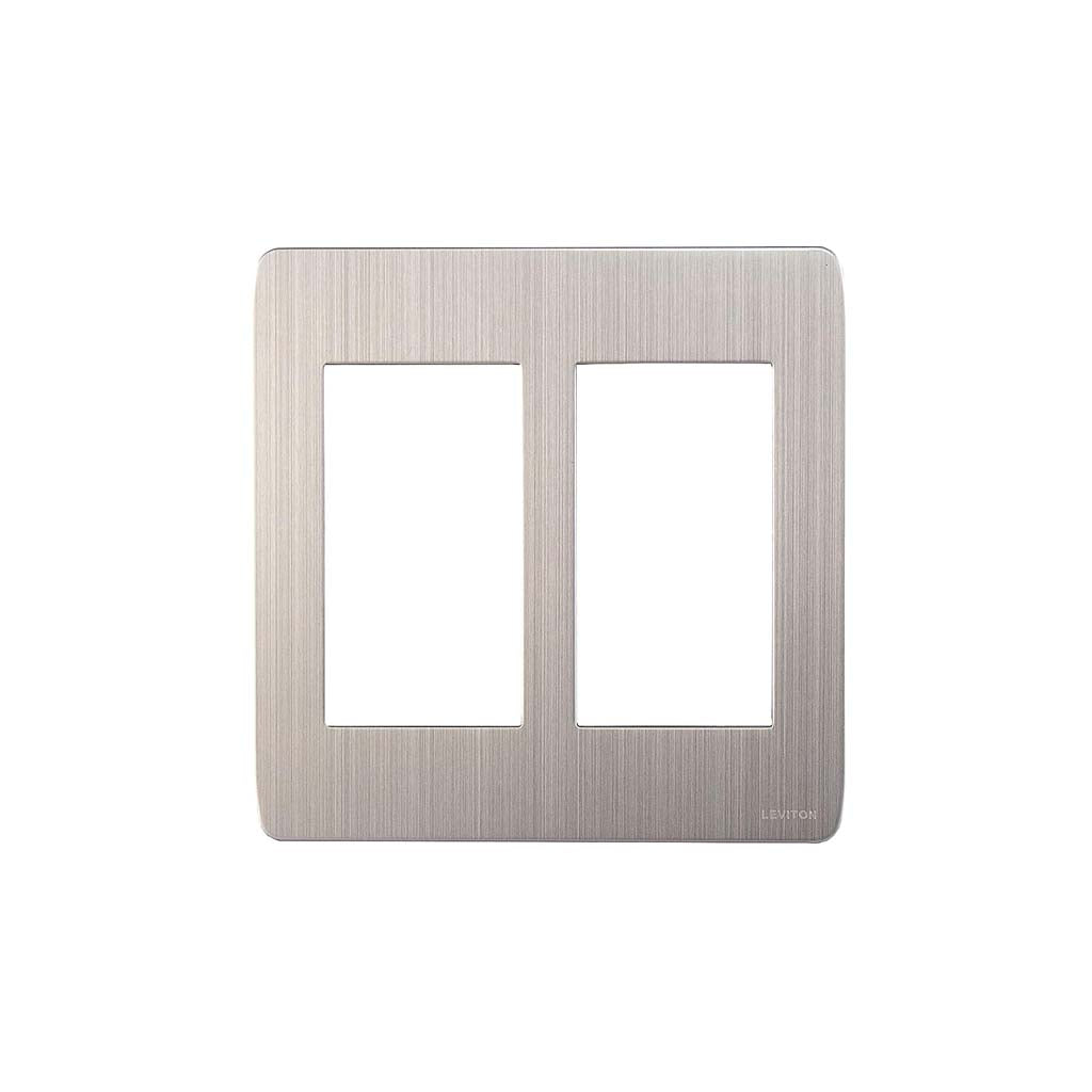 PLACA ACERO STALO P/6 MODULOS 1/3 VERTICAL