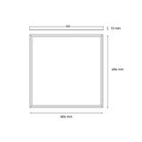 LUMINARIA CUBIC LED 60X60 V3 31W/ 100-305V. LUZ FRIA 4000K ELECTROMAG