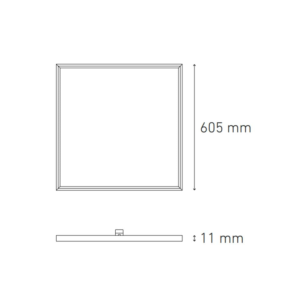 PANEL 60X60 34W 100-305V AFP 6000K BLANCO *** HAE ***