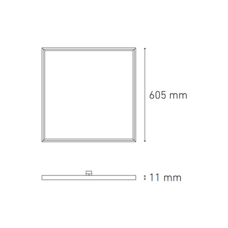 PANEL 60X60 34W 100-305V AFP 6000K BLANCO *** HAE ***