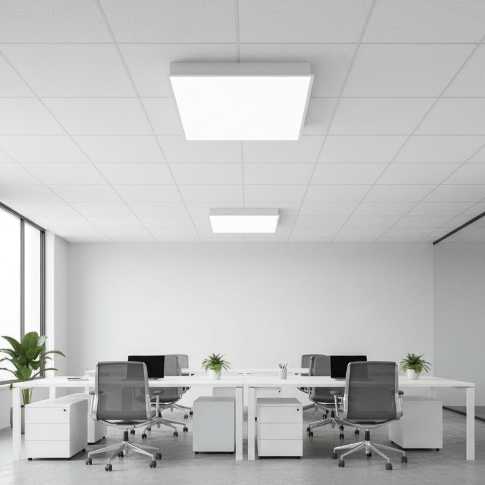 LUMINARIA CUBIC SOFT 60X120 V4 60W/100-240V. LUZ FRIA 4000K BLANCO ELECTROMAG