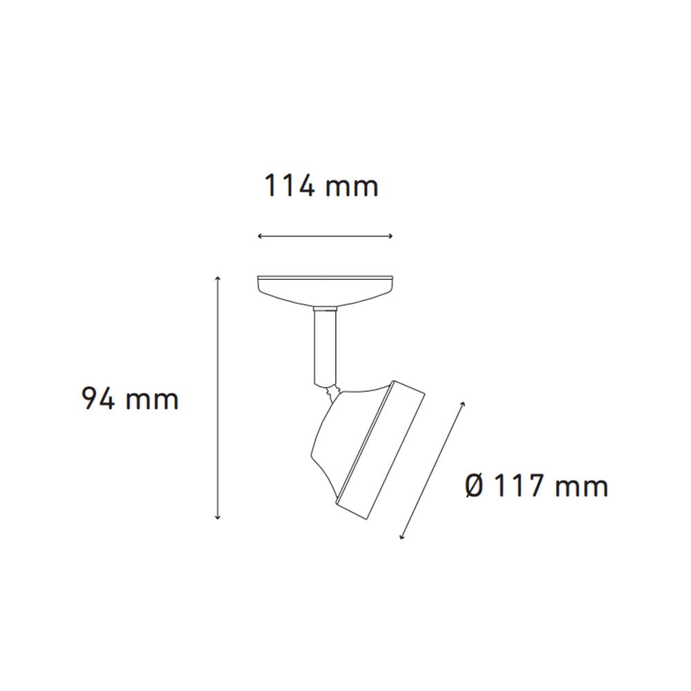 LUMINARIO LED CANOPE ALPHA II NEGRO ELECTROMAG ***HAE 2024***