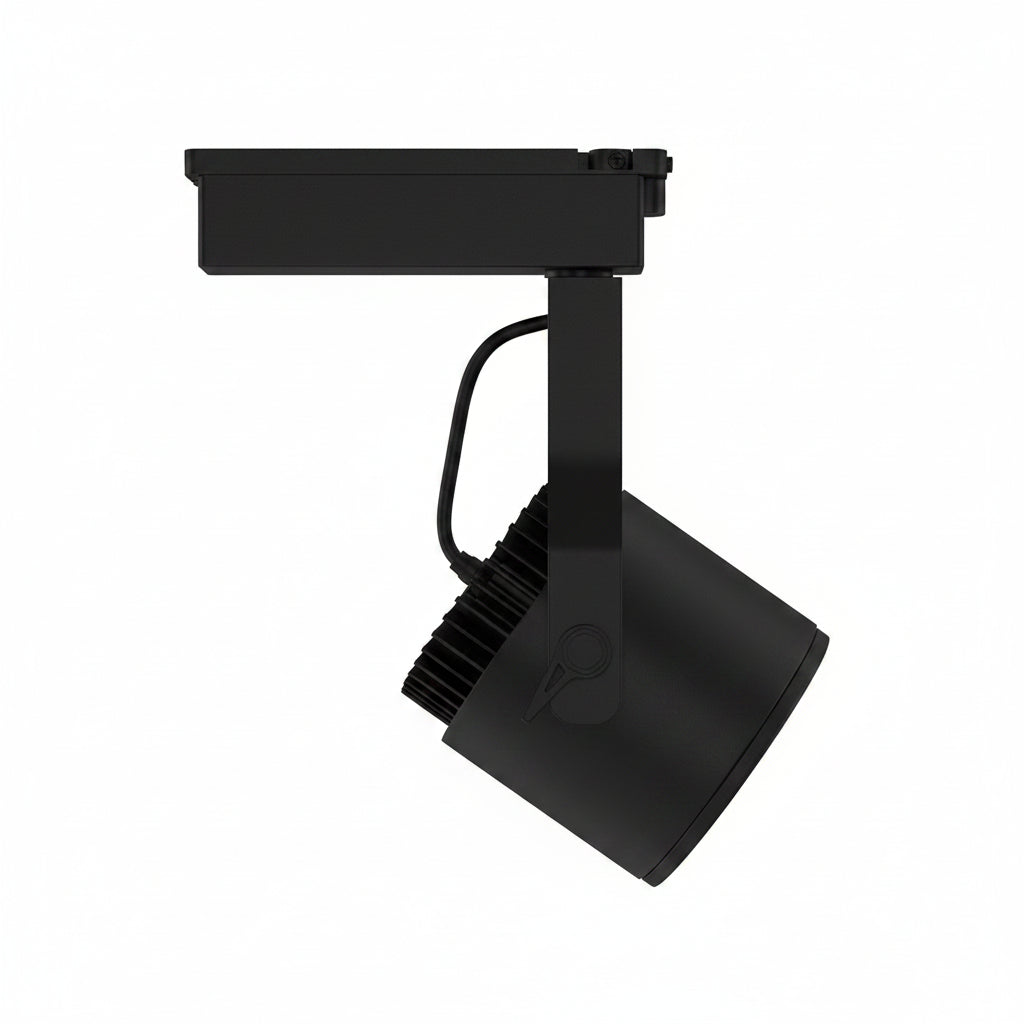 LUMINARIO LED RIEL 20W/100-305V. 45 C20-R NEGRO 4000K LUZ NEUTRA ELECTROMAG