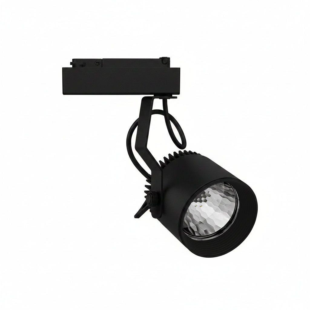 LUMINARIO LED RIEL 29W/100-305V. 24 C30-R NEGRO 3000K LUZ CALIDA ELECTROMAG