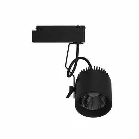 LUMINARIO LED RIEL 29W/100-305V. 24 C30-R NEGRO 3000K LUZ CALIDA ELECTROMAG