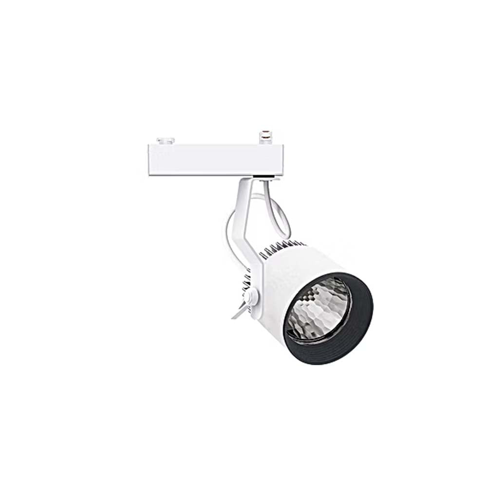 LUMINARIO LED RIEL 12W/100-305V. 45 C12-R BLANCO 4000K LUZ NEUTRA ELECTROMAG