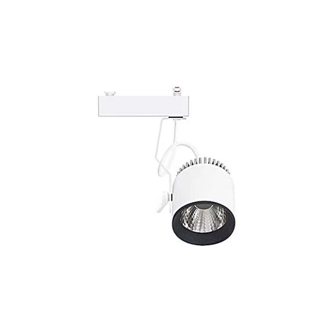 LUMINARIO LED RIEL 12W/100-305V. 45 C12-R BLANCO 4000K LUZ NEUTRA ELECTROMAG